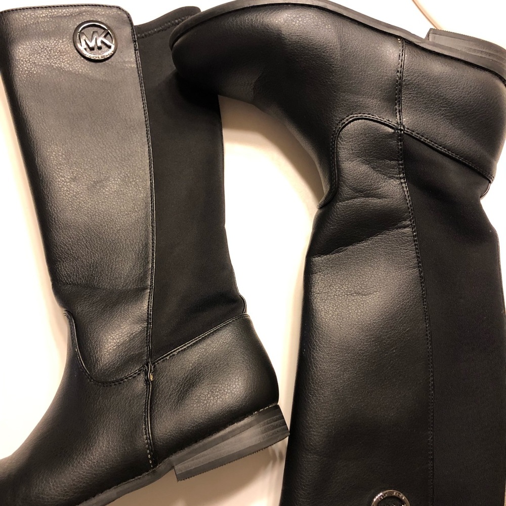 Michael Kors girls black boots